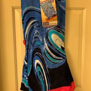 Better Holmes & Gardens Blue Beach Towel 6 ft